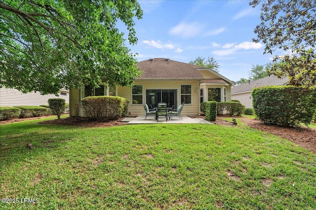 61 Hampton Cir, Bluffton, SC 29909 - back of property with a patio and a yard