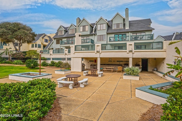 exterior space with a patio area