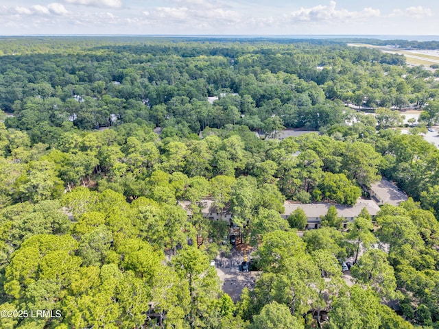 400 William Hilton Pkwy Unit 110, Hilton Head Island, SC 29926 - aerial view of property's location with a heavily wooded area