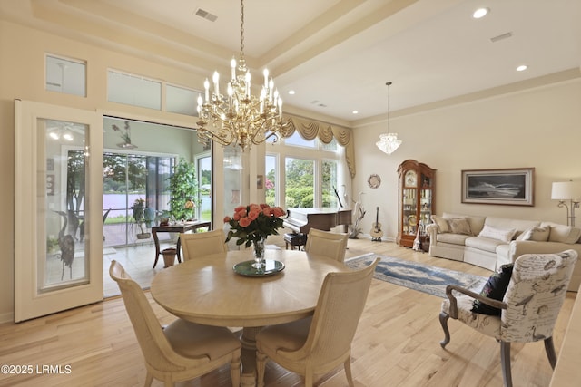102 Lake Somerset Cir, Bluffton, SC 29909 - dining area with light wood-style floors and recessed lighting