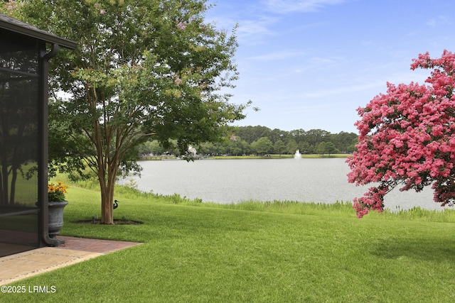 102 Lake Somerset Cir, Bluffton, SC 29909 - view of grassy yard with a water view