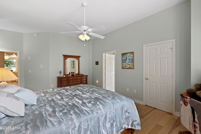 102 Lake Somerset Cir, Bluffton, SC 29909 - bedroom featuring light wood-style floors and a ceiling fan