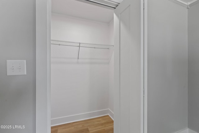 view of closet