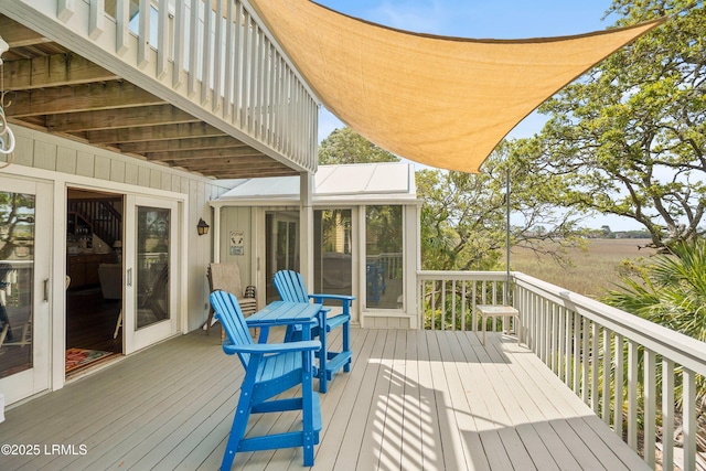view of deck