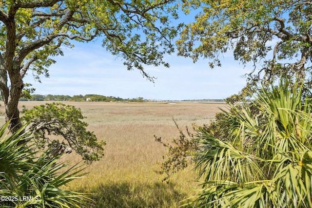 exterior space with a rural view