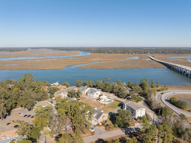 100 Battery Creek Club Dr, Beaufort, SC 29902 - aerial view of property's location with a large body of water