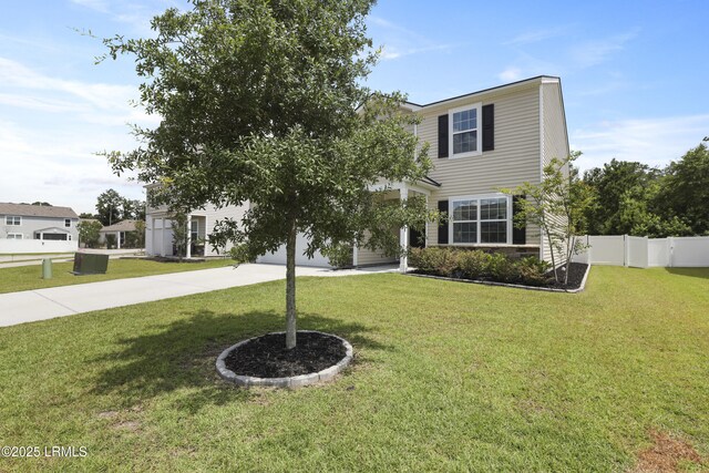 74 Keowee Ln, Beaufort, SC 29906 - view of front facade with concrete driveway