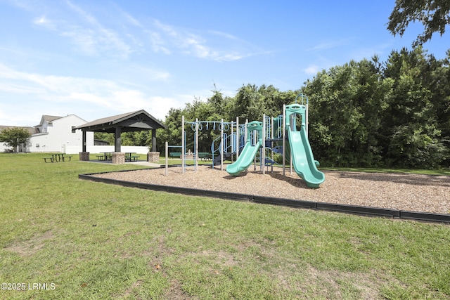 74 Keowee Ln, Beaufort, SC 29906 - community jungle gym featuring a yard and a gazebo