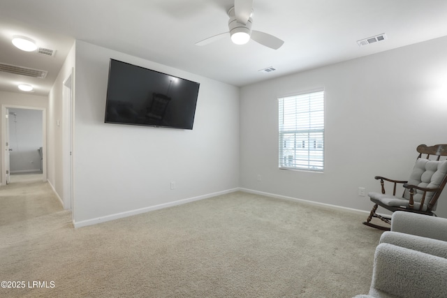 74 Keowee Ln, Beaufort, SC 29906 - unfurnished room featuring light carpet and a ceiling fan