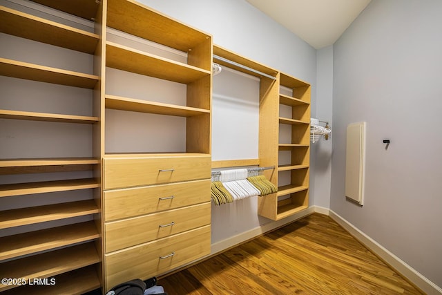 1348 Rowland Dr, Saint Helena Island, SC 29920 - spacious closet featuring hardwood / wood-style flooring