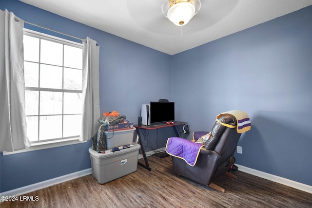 interior space featuring hardwood / wood-style flooring