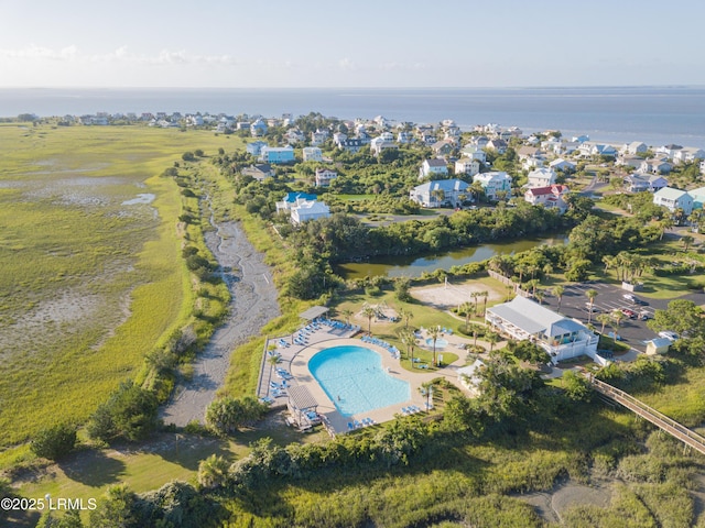 108 Harbor Dr N, Harbor Island, SC 29920 - view of property location with a nearby body of water and a pool area