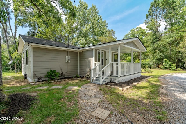 7058 Roseida Rd, Beaufort, SC 29906 - view of front of property with a porch