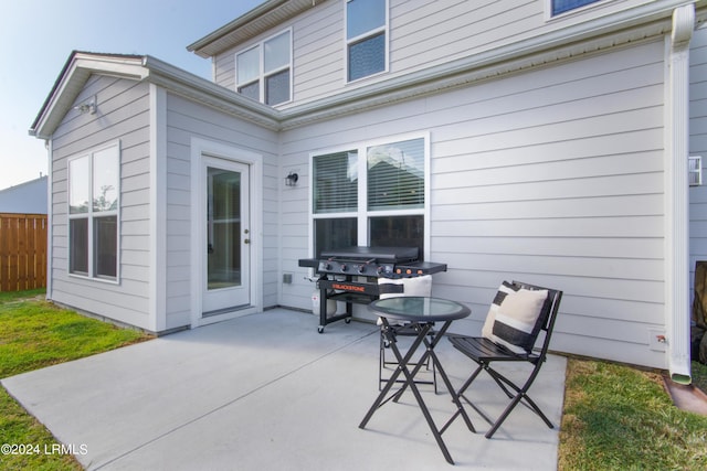 view of patio / terrace with grilling area