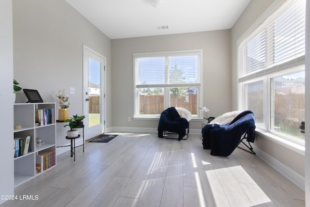 view of sitting room