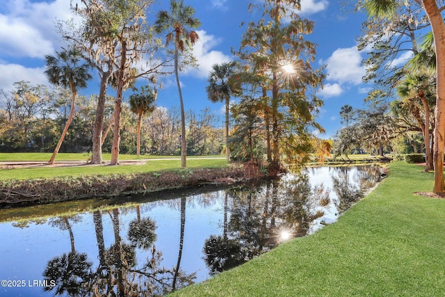 view of water feature