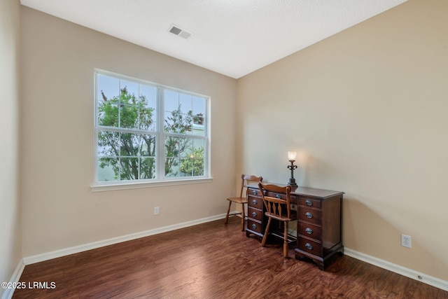 10 Cherry Ln, Okatie, SC 29909 - office with dark wood-style flooring, visible vents, and baseboards
