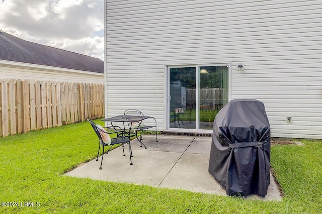 view of patio / terrace with grilling area