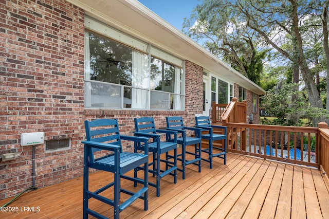 36 Stuart Town Ct, Beaufort, SC 29902 - view of wooden terrace