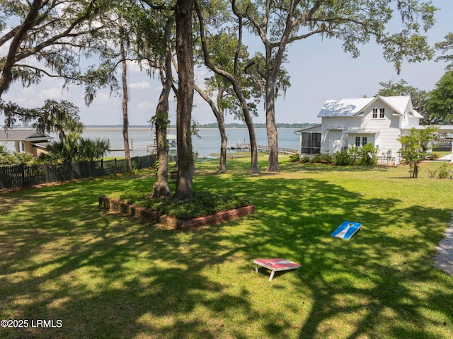 36 Stuart Town Ct, Beaufort, SC 29902 - view of yard featuring a water view