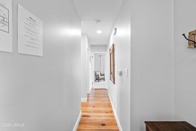 36 Stuart Town Ct, Beaufort, SC 29902 - hallway featuring wood finished floors, baseboards, and recessed lighting