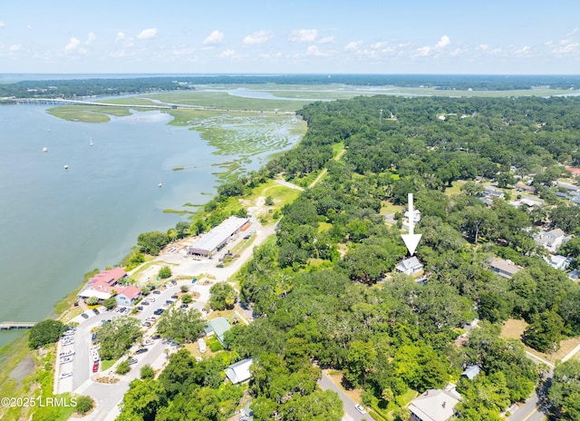1108 12th St, Port Royal, SC 29935 - aerial view of a nearby body of water
