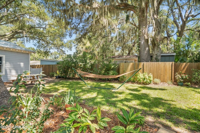 1108 12th St, Port Royal, SC 29935 - view of fenced backyard
