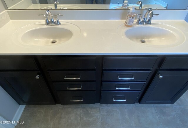 204 Mission Way, Beaufort, SC 29906 - bathroom featuring double vanity and tile patterned floors