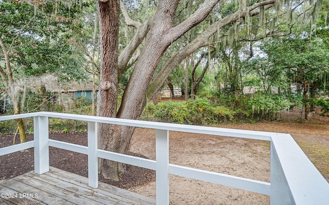 view of deck