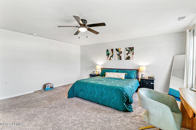32 Chinquapin St, Beaufort, SC 29906 - carpeted bedroom featuring baseboards, visible vents, and ceiling fan