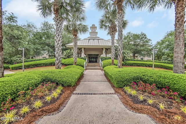 view of home's community with a gazebo