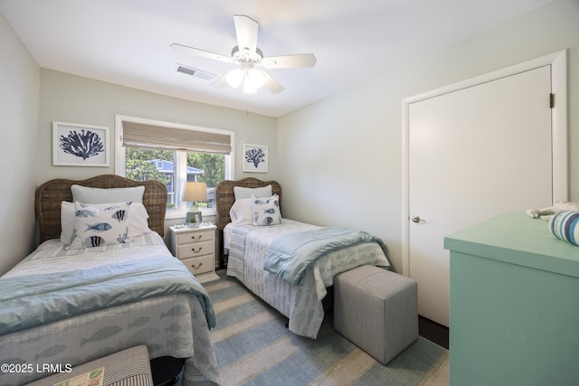 8 Bradley Beach Rd, Hilton Head Island, SC 29928 - bedroom with ceiling fan