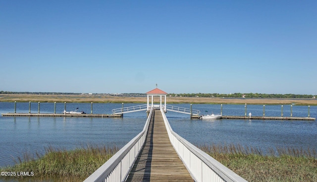 10 Hayek St, Beaufort, SC 29907 - dock featuring a water view