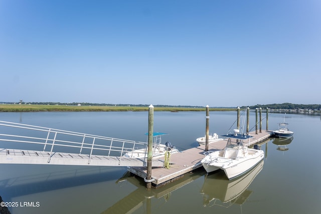 10 Hayek St, Beaufort, SC 29907 - dock area featuring a water view