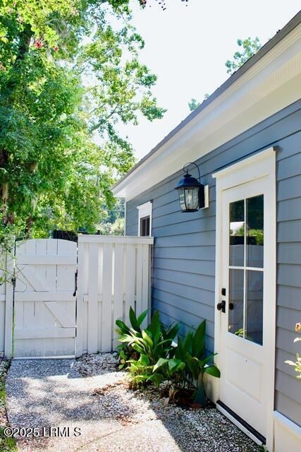 10 Hayek St, Beaufort, SC 29907 - view of home's exterior featuring a gate