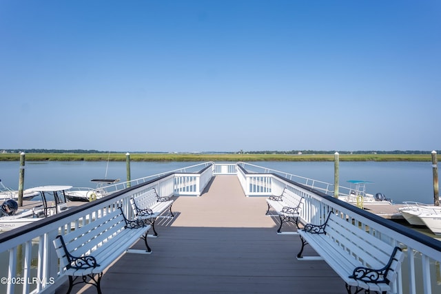 10 Hayek St, Beaufort, SC 29907 - dock with a water view