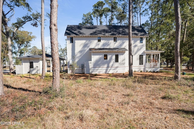 view of rear view of house