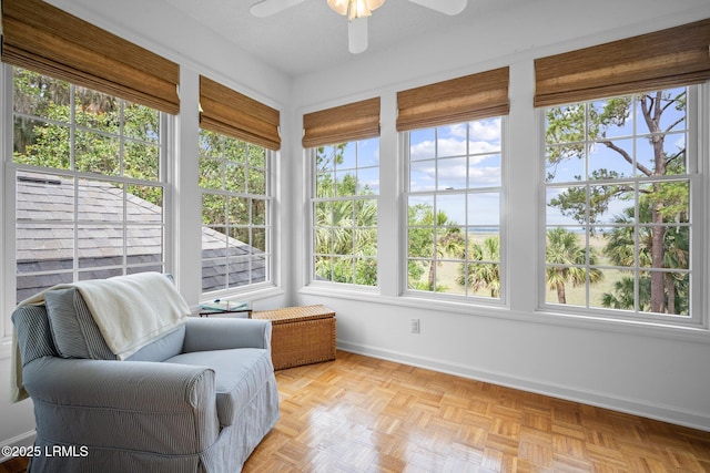 208 Cotton Dike Rd, Saint Helena Island, SC 29920 - sunroom with baseboards