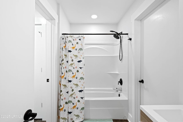 12 Harvest Ln, Beaufort, SC 29907 - full bathroom featuring shower / bath combination with curtain
