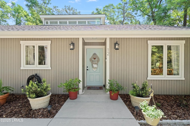 12 Harvest Ln, Beaufort, SC 29907 - entrance to property featuring roof with shingles