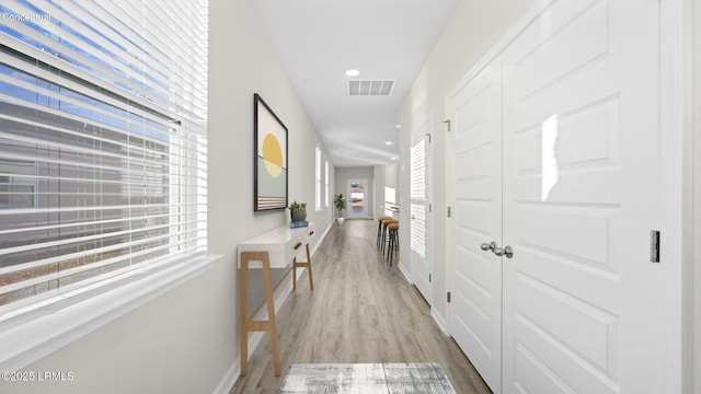 1533 Sanctum St, Ridgeland, SC 29936 - hallway with wood finished floors and recessed lighting