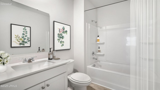 1533 Sanctum St, Ridgeland, SC 29936 - full bathroom featuring shower / washtub combination, vanity, and wood finished floors