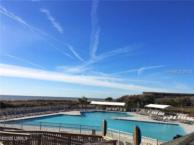 40 Folly Field Rd Unit 202B, Hilton Head Island, SC 29928 - view of swimming pool with a patio area