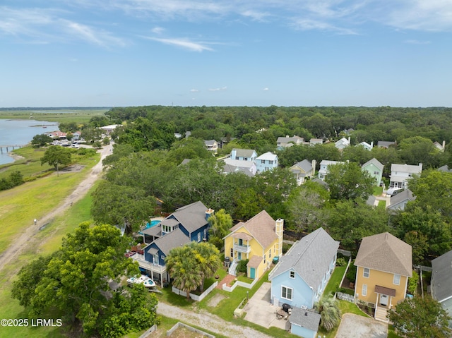 1009 9th St, Port Royal, SC 29935 - aerial view of residential area featuring a large body of water