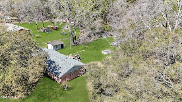 drone / aerial view