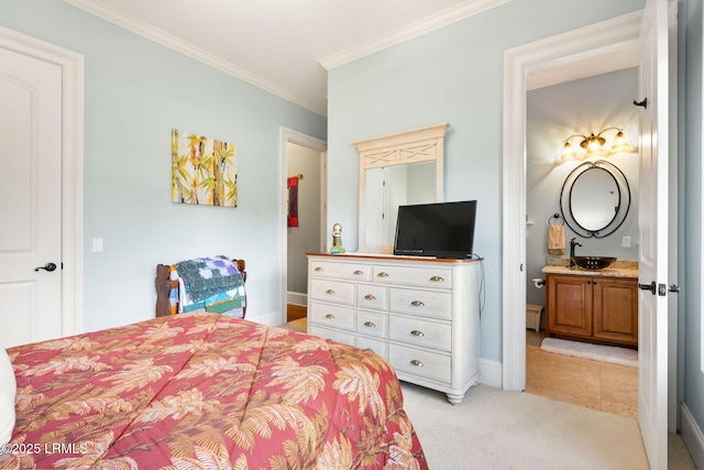 10 Anchor Bay Ct, Bluffton, SC 29910 - bedroom featuring ornamental molding, light carpet, and a baseboard heating unit