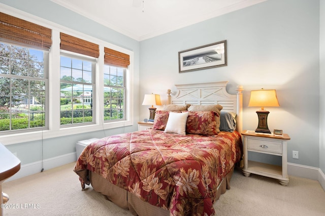 10 Anchor Bay Ct, Bluffton, SC 29910 - bedroom with carpet floors and crown molding