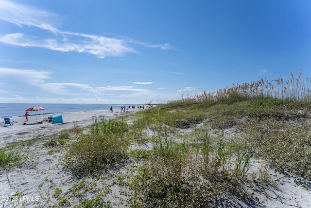 water view with a beach view