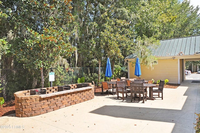 100 Kensington Blvd Unit 1503, Bluffton, SC 29910 - view of patio featuring fence and outdoor dining area