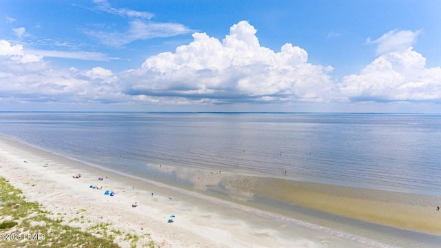 water view featuring nearby beach